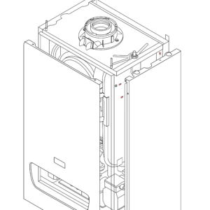7683850 - BAXI - 600 Range - 624 - Kit Side Panel Screws